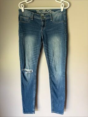Vanilla Star Y2K Low Rise Distressed Jeans